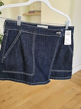 Abercrombie & Fitch denim wrap skirt NWT